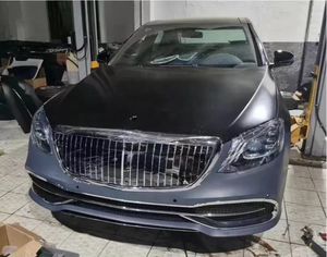 Kit <span class=keywords><strong>de</strong></span> Conversión <span class=keywords><strong>de</strong></span> Carrocería para W221 2006-2012 a W222 MAY <span class=keywords><strong>BACH</strong></span>, Kit <span class=keywords><strong>de</strong></span> Ensamblaje <span class=keywords><strong>de</strong></span> Parachoques con Faros Delanteros y Luces Traseras - Product Image 2