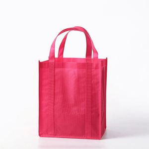 Custom Non-Woven Shopping Tote <b>Bag</b> with Long Handles Promo Pack with Bottom to the Bottom - Product Image 1