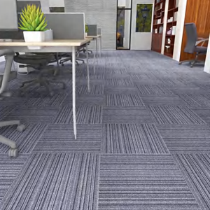 Alfombra Decorativa Ecológica de PP de Último Diseño, Alfombra Comercial para Oficina, Baldosas de Alfombra de Alta Densidad Resistentes al Fuego - Product Image 4