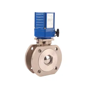 Electric Actuated WCB Italy Thin Butterfly Valves