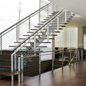 Barandilla de barandilla de alta calidad 316 Sistema de barandilla de escalera de metal para exteriores de acero inoxidable - Product Image 4