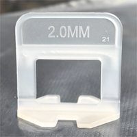 Système de nivellement professionnel pour carreaux, 100 clips en plastique de 1,0 mm, cales, entretoises, outils d'installation pour carreaux de céramique et de porcelaine