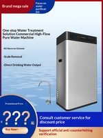 Purificateur d'eau commercial pour salon de thé, grand débit, eau potable directe, sans calcaire, fabrication de glace, osmose inverse RO 800G 1200G
