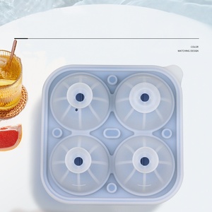 Stampo per Sfere di Ghiaccio in Silicone Ecologico con Logo Personalizzato per Calcio, Basket, Rugby, Creativo per Whisky, Senza BPA, con Coperchio - Product Image 6