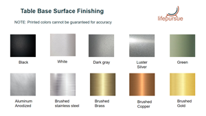 Lifepursue Base de mesa de acero Golden Rim Booker Rod de alta calidad - Product Image 5