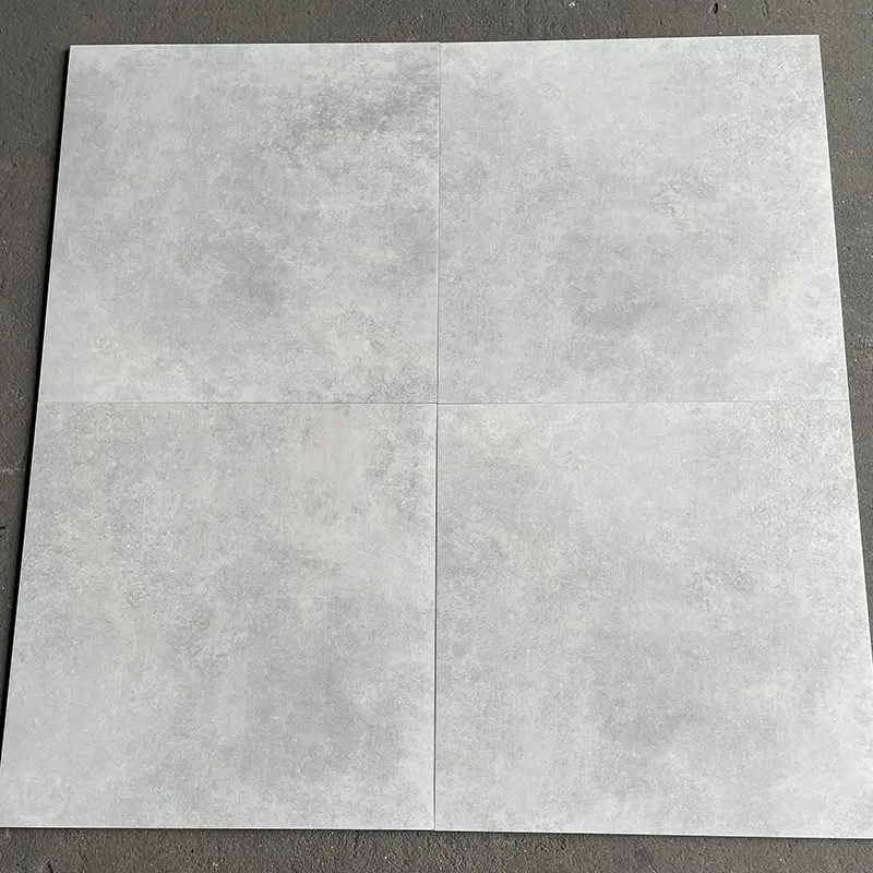 Mat 600x600 60x60cm Anti kayma beton bak porselen rustik zemin seramik çimento karo