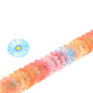 Venta al por mayor de fábrica: Set de 24 rollos de cinta washi con lámina dorada, diseño Océano Azul, para manualidades DIY, decoración y scrapbooking - Product Image 4