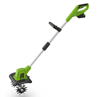 VERTAK 20V Mini motobineuse sans fil, motoculteur, cultivateur, rechargeable, léger, motobineuse électrique, désherbeur pour jardinage, aérateur de pelouse