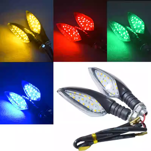 Snor <span class=keywords><strong>รถ</strong></span>ไฟฟ้า12V สำหรับ<span class=keywords><strong>รถ</strong></span>จักรยานยนต์, อุปกรณ์เสริมสำหรับดัดแปลงไฟ LED ติดพวงมาลัยน้ำไหลรูปหัวใจ - Product Image 3