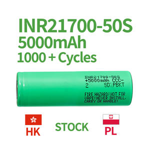 סוללת ליתיום-יון גלילית מוצקה Liansi Inr21700 50S, <span class=keywords><strong>3.7V</strong></span>, 5000mAh, הספק גבוה, 1000 מחזורים, עבור רחפן FPV ופנס - Product Image 2