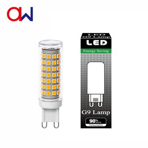 G9 หลอดไฟ LED เซรามิคหรี่แสงได้ 5W 3000K-1800K 400-450LM 360 องศา ปราศจากการสั่นไหว แสงสีขาวอบอุ่นสำหรับโคมระย้า - Product Image 6