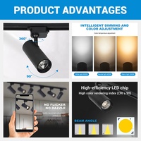 LOSO Bon prix Plafonnier LED encastré pour intérieur, bureau, maison, magasin, blanc, noir, aluminium, 10W, 20W, 30W, 40W
