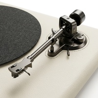 UDREAMER Convertisseur audio RCA professionnel rétro blanc personnalisé avec bras de lecture sans fil 3 vitesses en aluminium