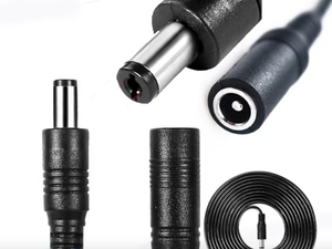 Interruptor de encendido y apagado Conector de cable de alimentación de CC macho a hembra de 5,5x2,1mm con conector hembra de CC de 2,1*5,5 - Product Image 2