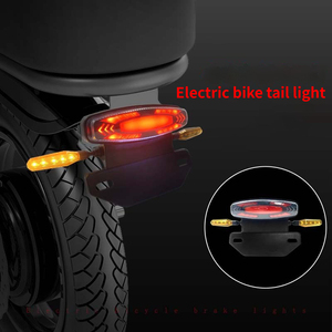 Angbow 36V/48V Elektrikli Bisiklet Arka Lambası, IPX4 Su Geçirmez LED Gece Uyarısı ve Sol/Sağ Frenleme için Dönüş Freni ile - Product Image 5