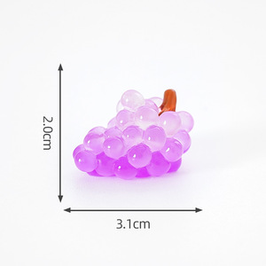 Juguete Realista de Fruta Luminosa de <span class=keywords><strong>Granada</strong></span> y Lichi, Accesorios de Decoración DIY, Adornos de Escritorio para Micropaisajes - Product Image 5