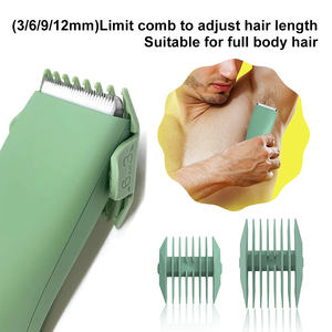 เครื่องตัดขนไฟฟ้าไร้สายแบบมืออาชีพ มีสินค้าพร้อมส่งจำนวนมาก เครื่องโกนหนวดไฟฟ้าแบบชาร์จได้สำหรับผู้ชาย - Product Image 5