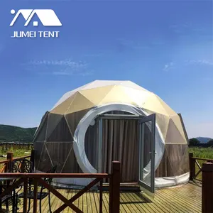 7M Waterproof Pvc Outdoor Glamping Transparent Igloo Dome Tent For Event