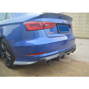 ลิ้นดิฟฟิวเซอร์หลังคาร์บอนไฟเบอร์ JC <span class=keywords><strong>Sportline</strong></span> สำหรับ <span class=keywords><strong>Audi</strong></span> <span class=keywords><strong>A3</strong></span> SLINE 8V S3 Sedan 4 ประตู ปี 2014-2016 - Product Image 4
