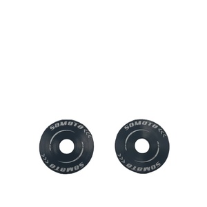 แหวนรองกรองอากาศอะลูมิเนียมอัลลอยด์ 6061 ของ SOMOTO ไต้หวัน ผลิตด้วยเครื่อง CNC สีดำออบซิเดียนเคลือบอะโนไดซ์ - Product Image 1