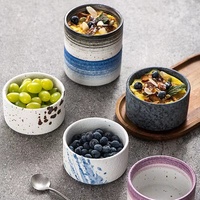 SellingSets Service à thé en argile de style japonais Lait à thé réutilisable coloré 200ML Tasse en céramique Tasse à café avec logo personnalisé