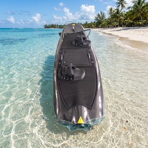 Planche de surf électrique en fibre de carbone au prix d'usine avec moteur à batterie Jet Board 12KW 55KM/H, planche de surf alimentée par une batterie 72V - Product Image 1