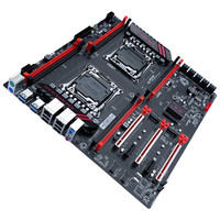 Asli baru X99M 8D4 DDR4 CPU E5 V3 V4 LGA2011-3 Dual CPU slot ATX untuk server dan pc penggunaan rumah tangga gaming motherboard