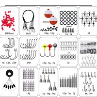 Kit de leurres de pêche 428 pièces/ensemble, appâts souples et durs, adaptés à toutes les couches d'eau, ensemble de leurres simulés efficaces avec boîte