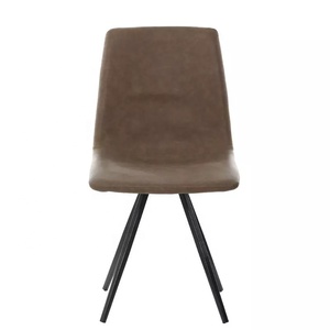 Ghế quầy bar giả da cổ điển 2026 với chân gỗ, ghế ăn - Product Image 3