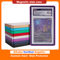 Protecteur magnétique empilable pour cartes gradées 35pt, résistant aux UV et aux rayures, en métal, pour PSA BGS ACE