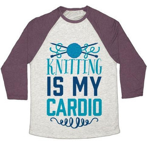 La maglia è la mia maglietta da baseball unisex Tri-Blend per il cardio. - Product Image 4