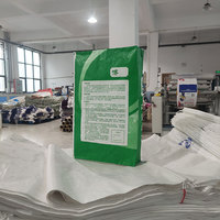 Sac à valve à fond carré en PP, résistant à l'humidité, avec logo personnalisé, 25-50 kg, en promotion