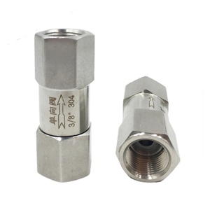 Thép không gỉ mùa xuân nạp kiểm tra van áp lực cao nước một cách không trở lại không khí kiểm tra van kiểm soát thủy lực kiểm tra van - Product Image 5