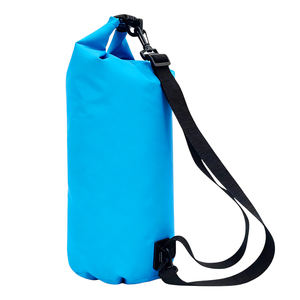 Sac étanche marin en PVC 15L avec logo personnalisé pour la pêche en haute mer avec panneau d'inspection transparent - Product Image 1