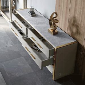 Meubles de villa Shenzhen <span class=keywords><strong>console</strong></span> d'<span class=keywords><strong>entrée</strong></span> haut de gamme <span class=keywords><strong>meuble</strong></span> de table italien buffet de salon <span class=keywords><strong>avec</strong></span> tiroirs - Product Image 2