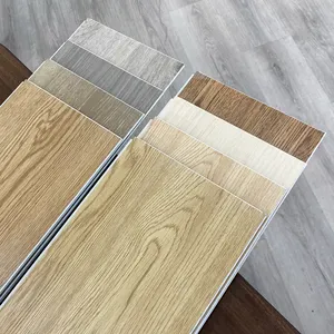 Revêtement de sol en vinyle PVC SPC à grain de bois à bas prix