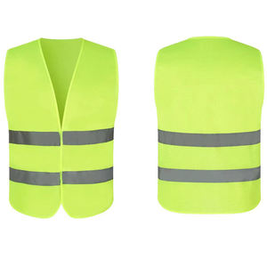 <span class=keywords><strong>Veste</strong></span> réfléchissante en polyester 100% réfléchissante publique personnalisée Gilet réfléchissant haute visibilité Gilet de cyclisme de nuit - Product Image 1
