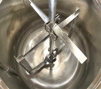 Réacteur chimique à agitation continue de 3000 L avec enveloppe chauffante, cuve de réaction en acier inoxydable pour résine alkyde