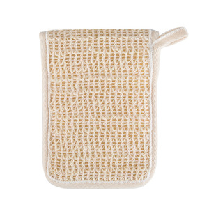 Éponge de bain ovale moderne en filet de lin pour la mousse de savon, nettoyage corporel en profondeur, outil exfoliant entièrement naturel pour usage domestique - Product Image 4