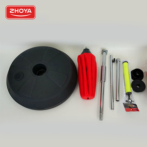 ZHOYA SPORT 2024 Sacco da Boxe Personalizzato con Velocità Regolabile, Palla da Boxe Autoportante per Riflessi in PU PVC con Tubo in Acciaio Zincato - Product Image 4
