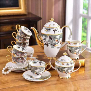 Ensemble de vaisselle en céramique nordique 58 pièces, série Equator Jungle, pour la cuisine, la table, les dîners, les mariages, les bols, les assiettes - Product Image 2