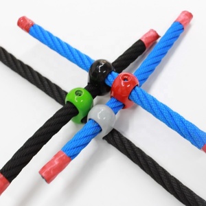 16mm <strong>Factory</strong> Directly Playground Accessory Solid Plastic Cross Connector for Outdoor Playground <strong>Rope</strong> <strong>Net</strong> - Product Image 2