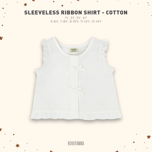 La comodidad diaria comienza con la camiseta sin mangas con lazo, de algodón suave y transpirable, con un ajuste flexible para los más pequeños activos. - Product Image 2