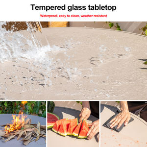 Populaire Patio Petite <span class=keywords><strong>Table</strong></span> <span class=keywords><strong>Carrée</strong></span> À L'extérieur Restaurant <span class=keywords><strong>Table</strong></span> Basse Meubles De Jardin Ensemble pour 4 <span class=keywords><strong>Personnes</strong></span> - Product Image 3