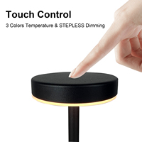 Lampe de table de luxe rechargeable Zafferano Poldina, design européen moderne, décoration d'hôtel, lampe de bureau LED