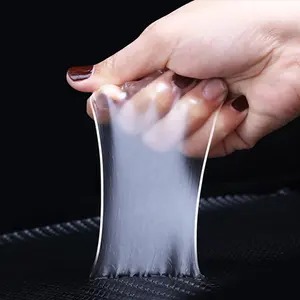 Fita dupla face transparente Nano fita impermeável reutilizável resistente ao calor para banheiro Fita de rolamento de carga doméstica