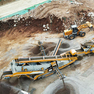 Planta de Triagem Móvel de Grande Capacidade de Processamento, Triagem Móvel Pesada sobre Esteiras para Mineração de Rocha - Product Image 6