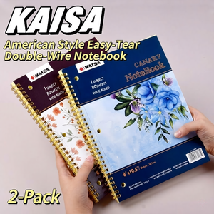 Cahiers personnalisés avec logo, spirales double hélice, cahiers, blocs-notes, carnets de notes, carnets de journal, cahiers scolaires. - Product Image 1