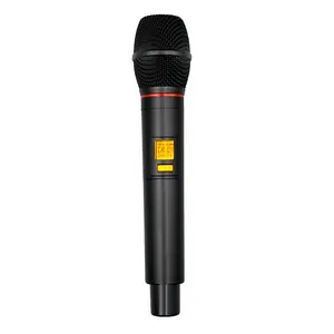 Microphone professionnel sans fil UHF à double canal VM500 pour karaoké et salle de conférence Microphone vocal portable