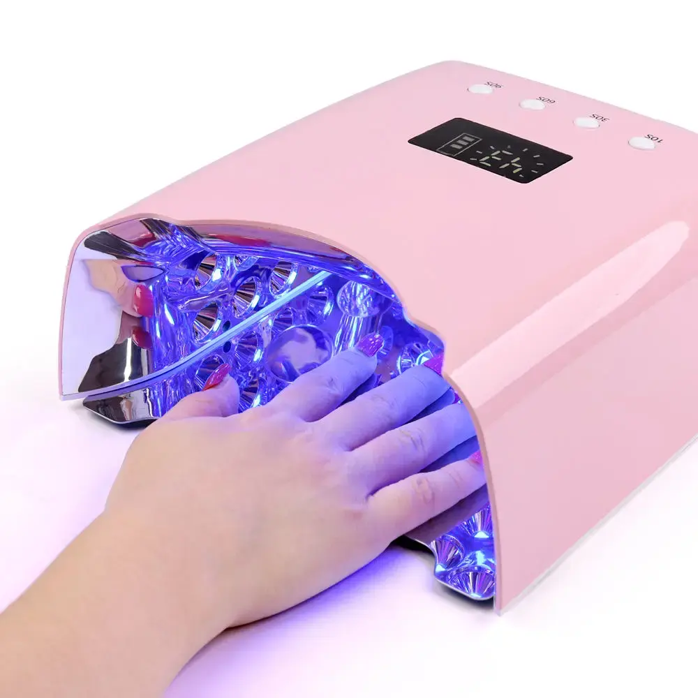 Hadiyah Novo Gradiente Cor Prego Secador 78W Recarregável Melhor pro LED Prego Secador UV Lâmpadas Sem Fio UV Led Nail Lamp